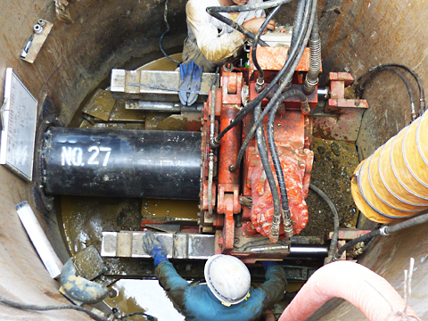 都市水環境整備下水道築造工事（単8）