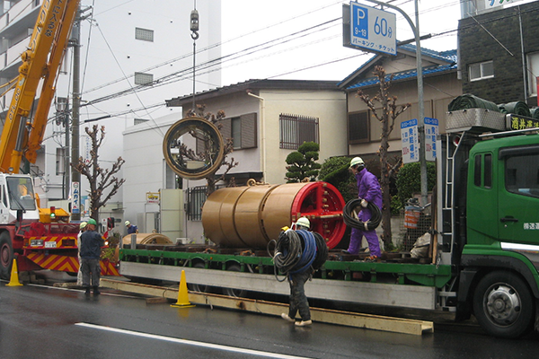 浸水対策下水道築造工事